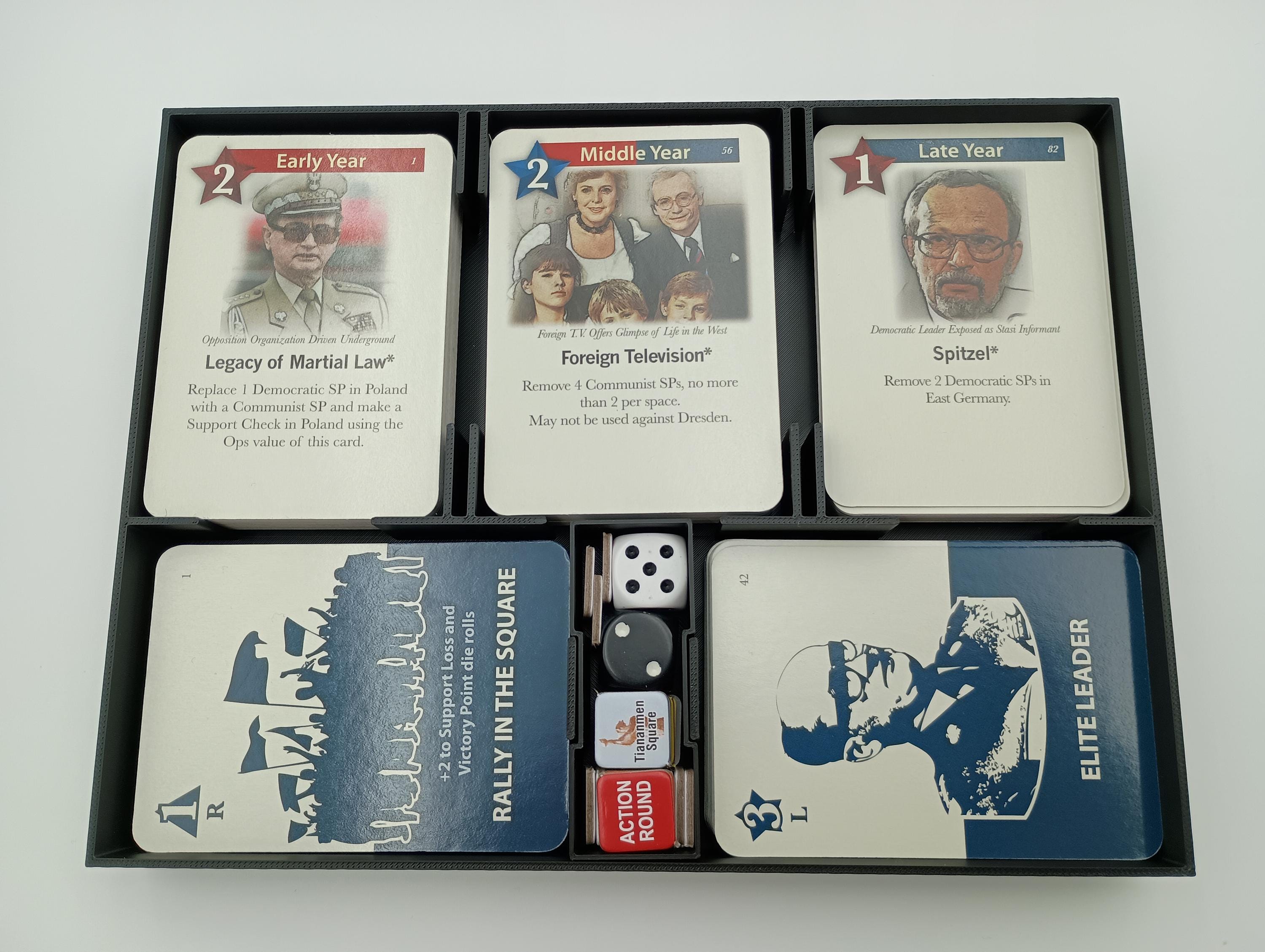 1989 Dawn of Freedom Board Game Organizer