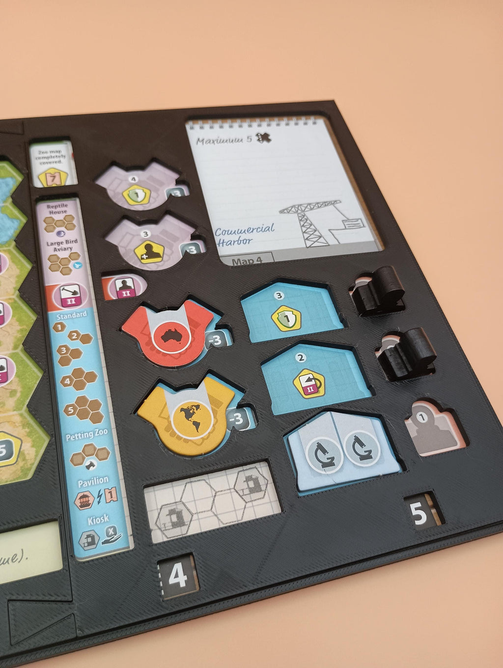 Ark Nova Modular Player Board Holders & Overlays