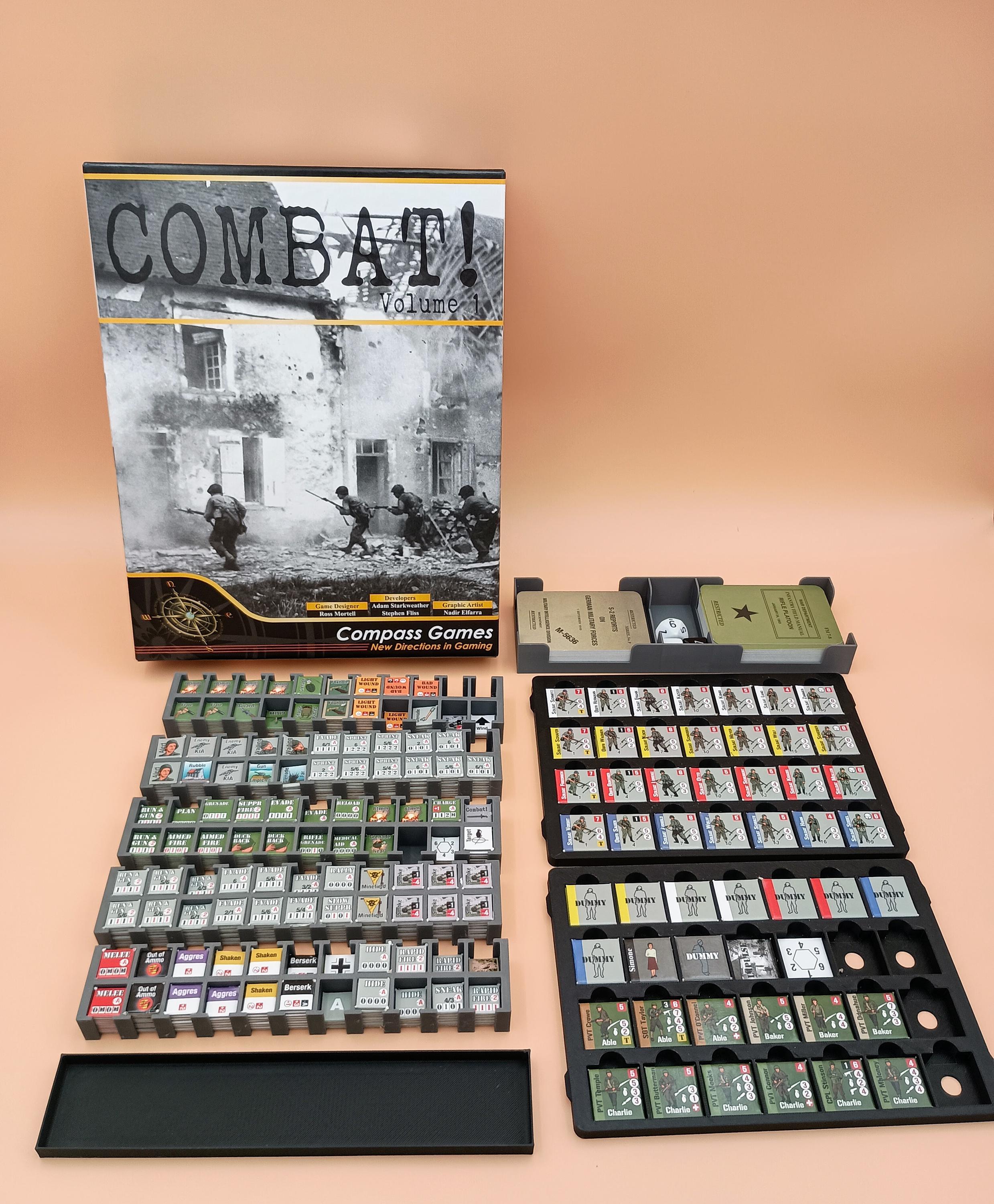 Combat! Volume I Game Storage Insert System