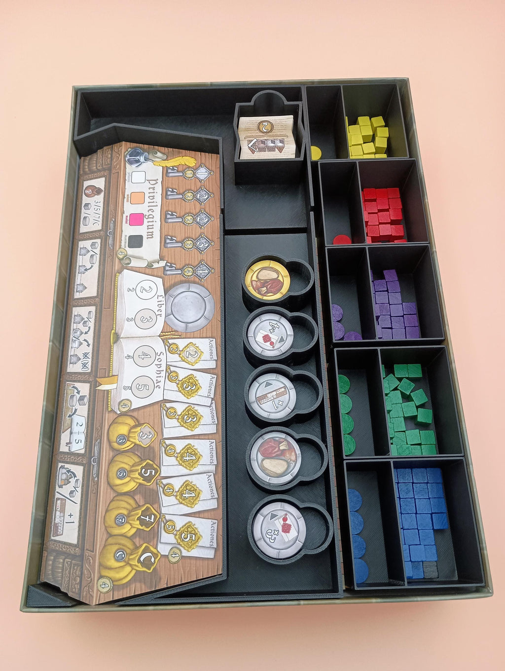 Hansa Teutonica Big Box: Game Insert and Organizer