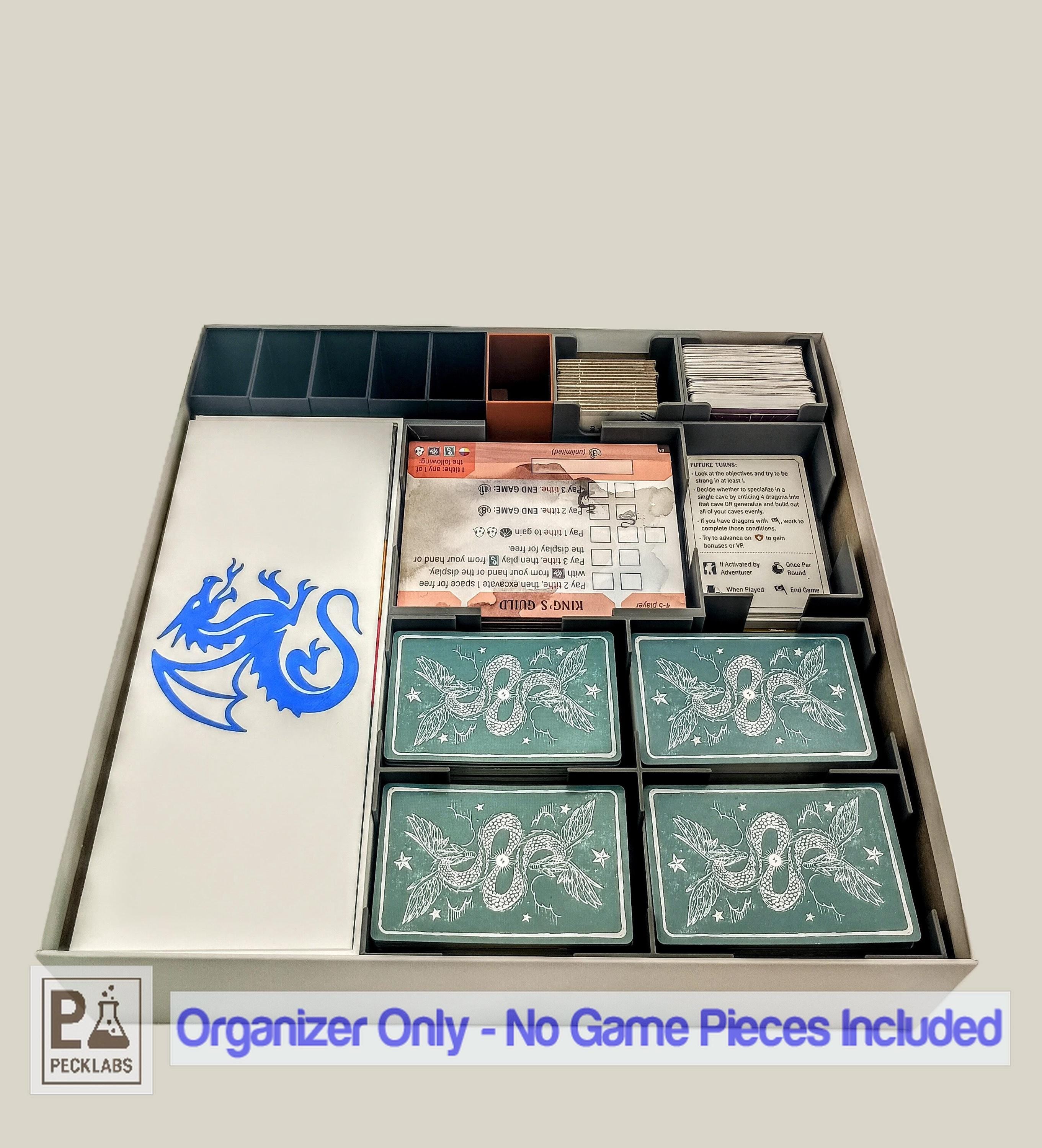 Wyrmspan and Wyrmspan Academy Compatible Game Storage Organizer