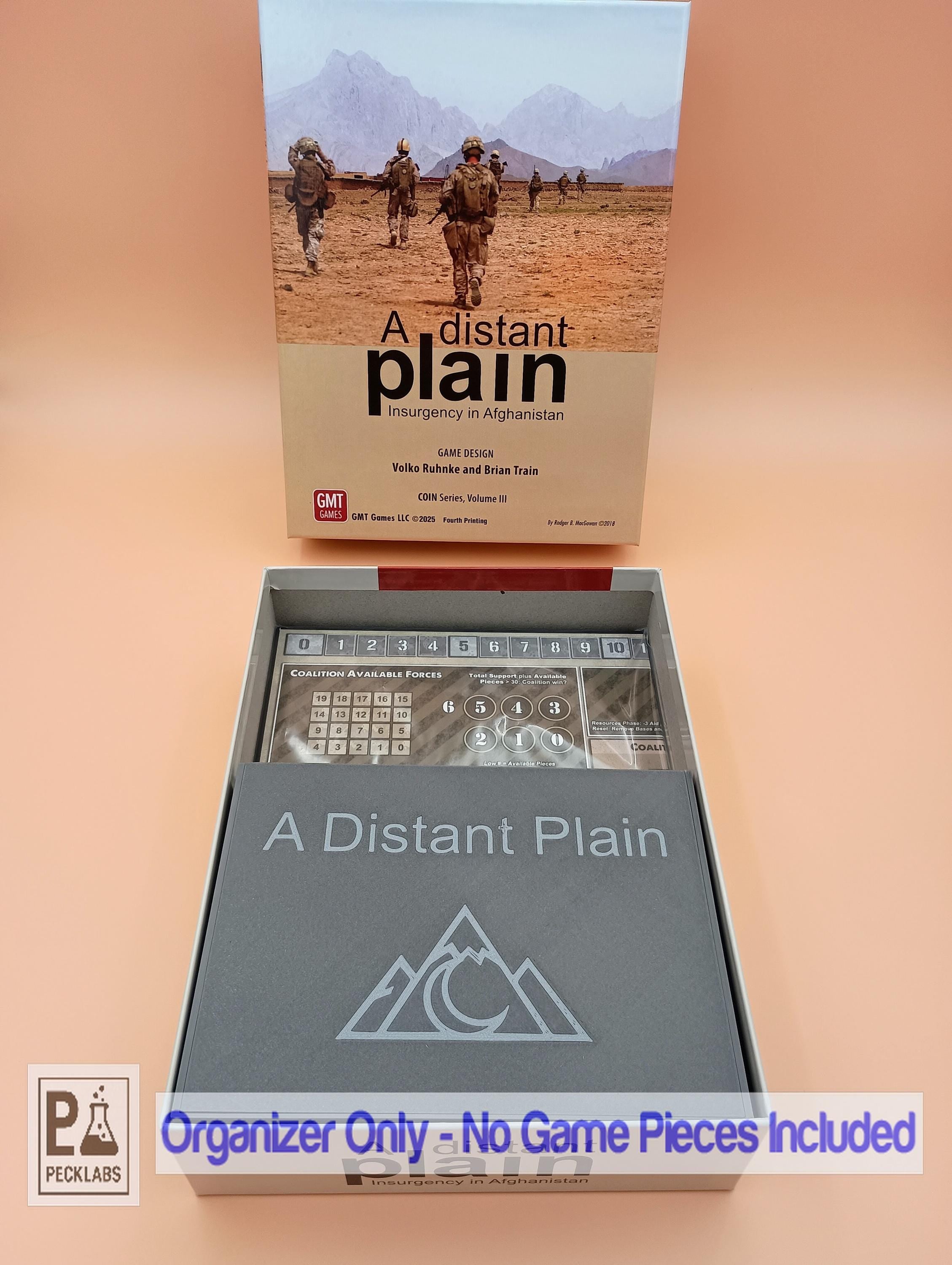 A Distant Plain COIN Volume III Board Game Storage and Organizer