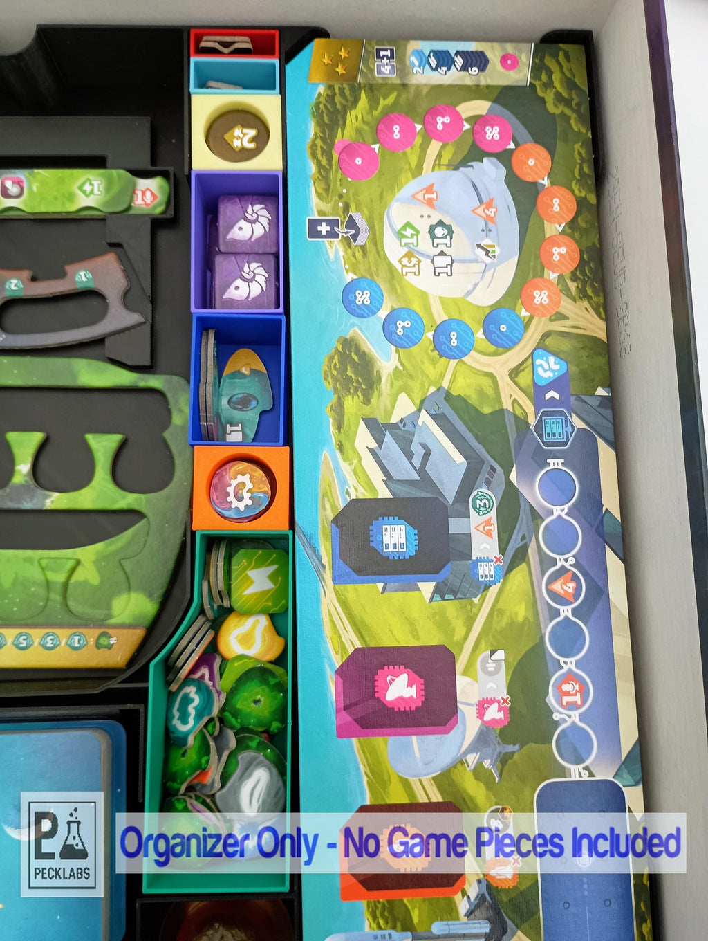 SETI and Space Agencies Expansion Game Insert/Organizer System