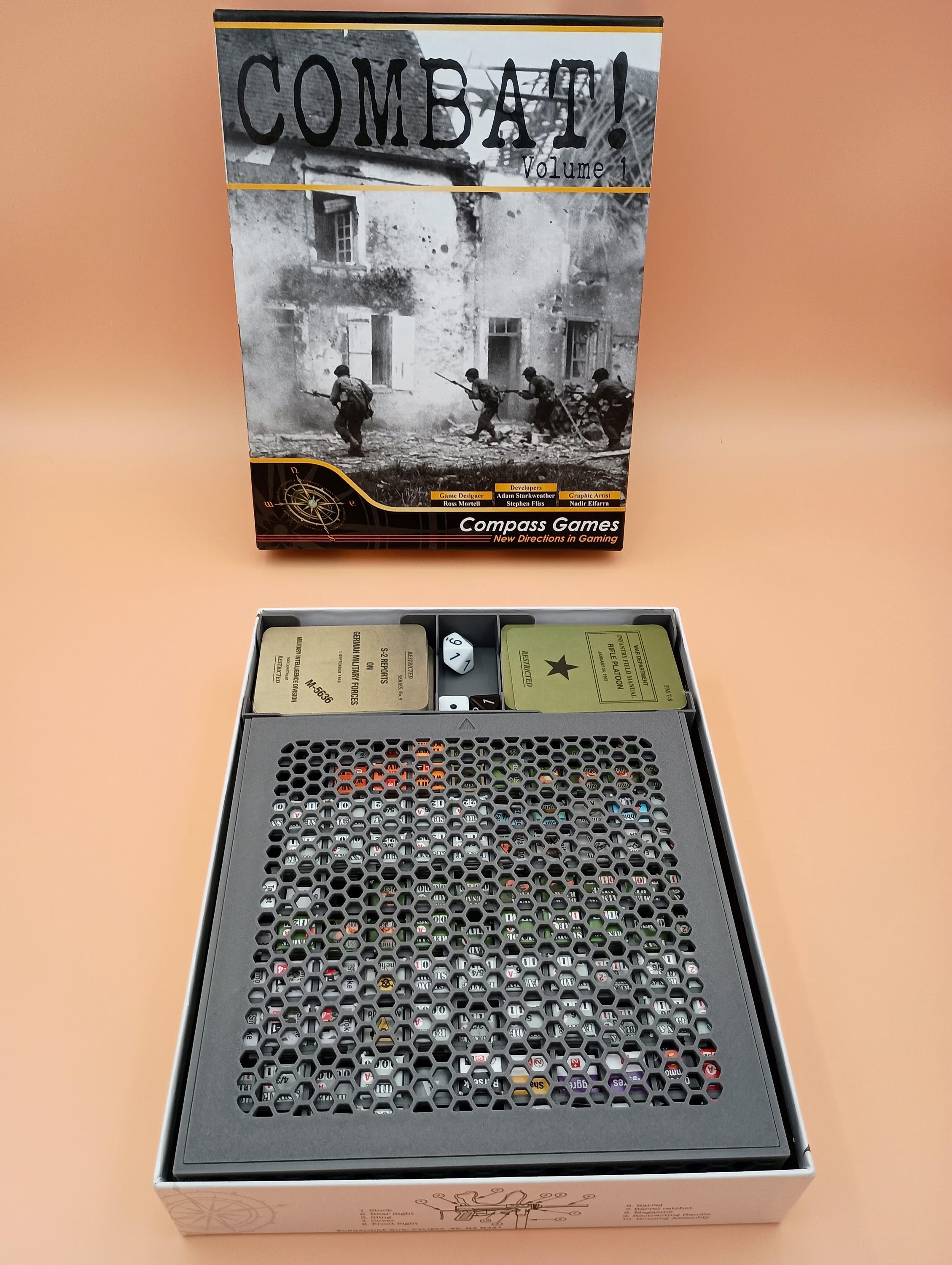 Combat! Volume I Game Storage Insert System