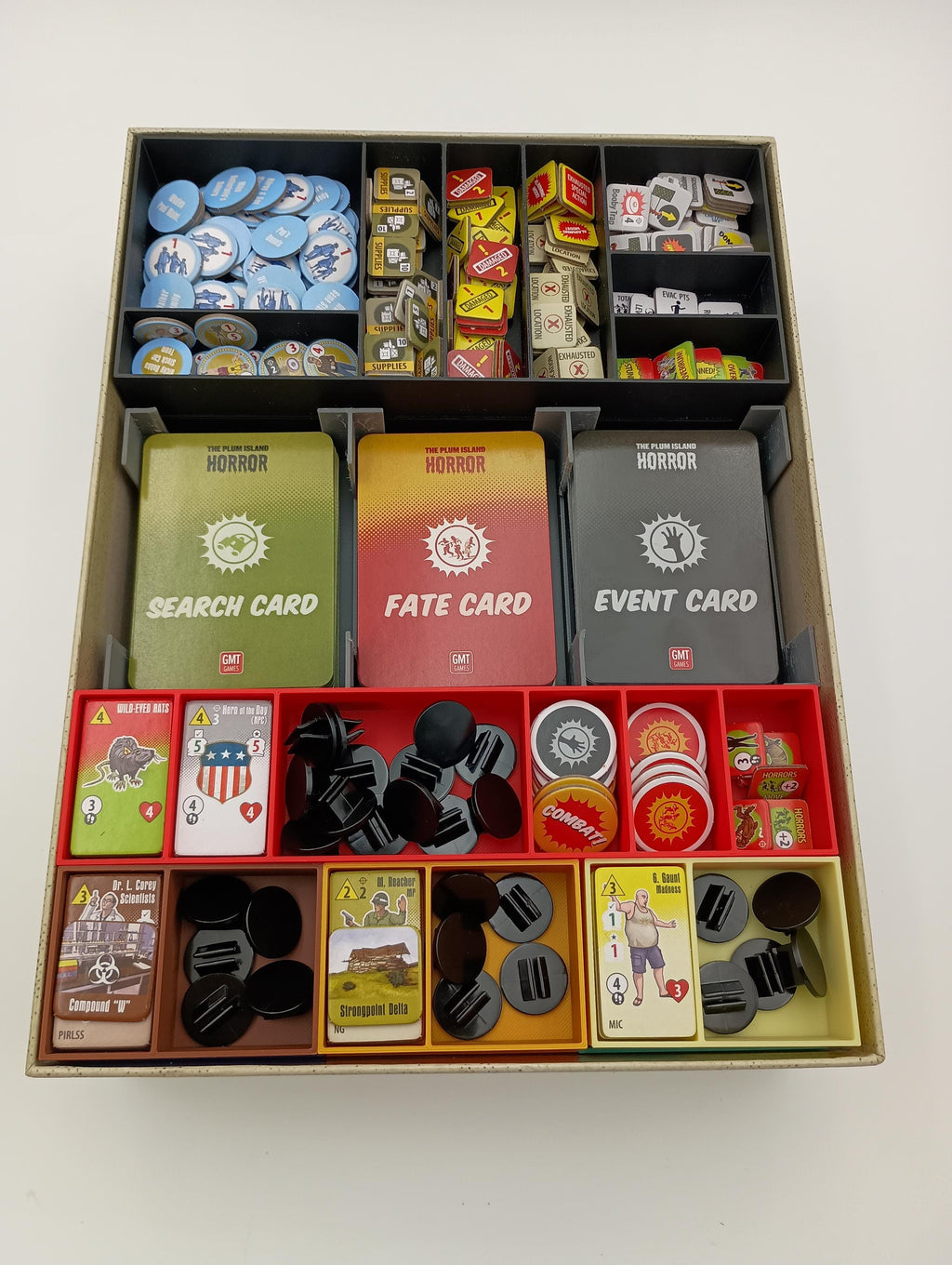 The Plum Island Horror & More of a Bad Thing Expansion Insert/Organizer