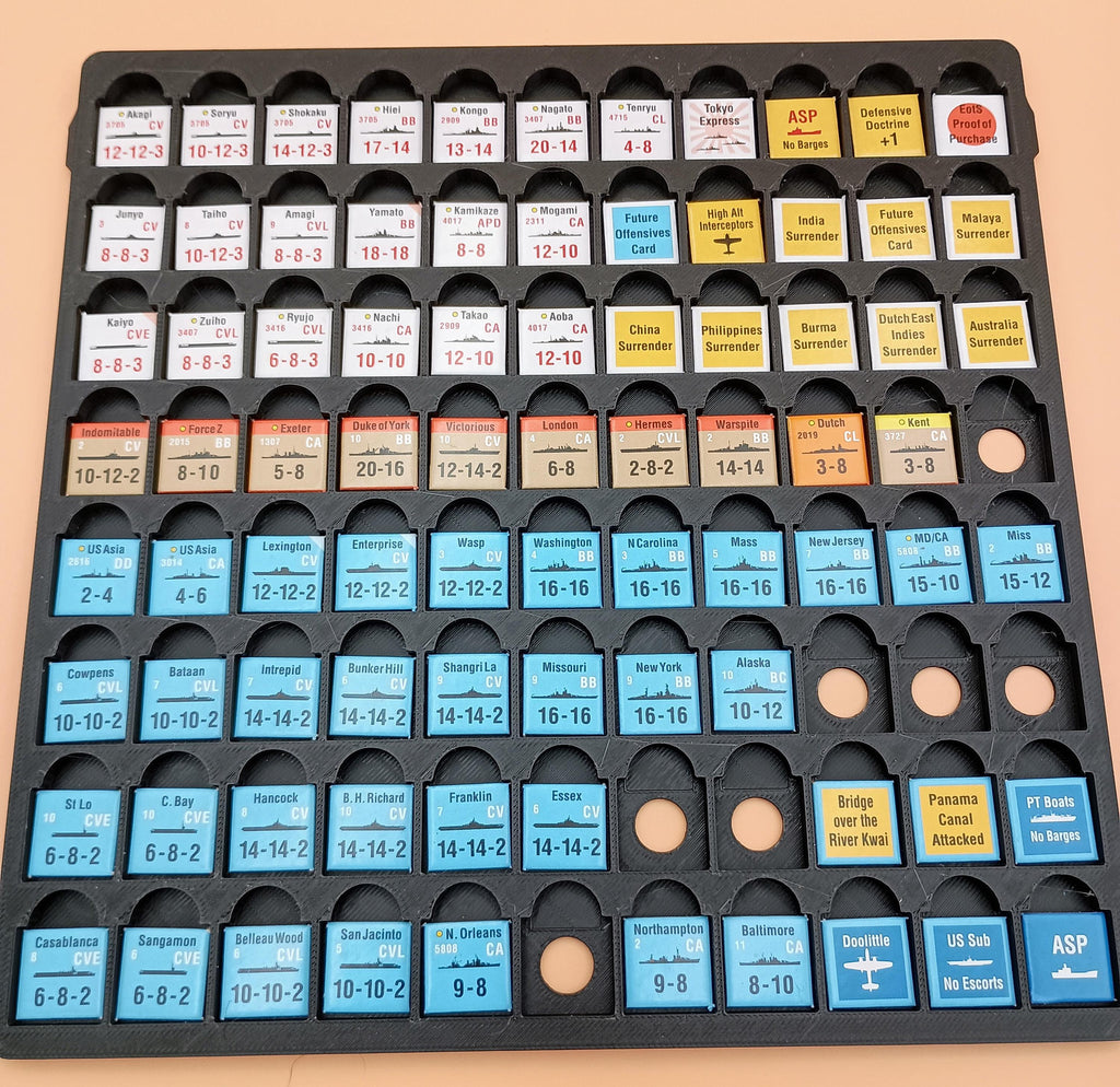 Empire of the Sun Board Game Vertical Safe Counter Organizer