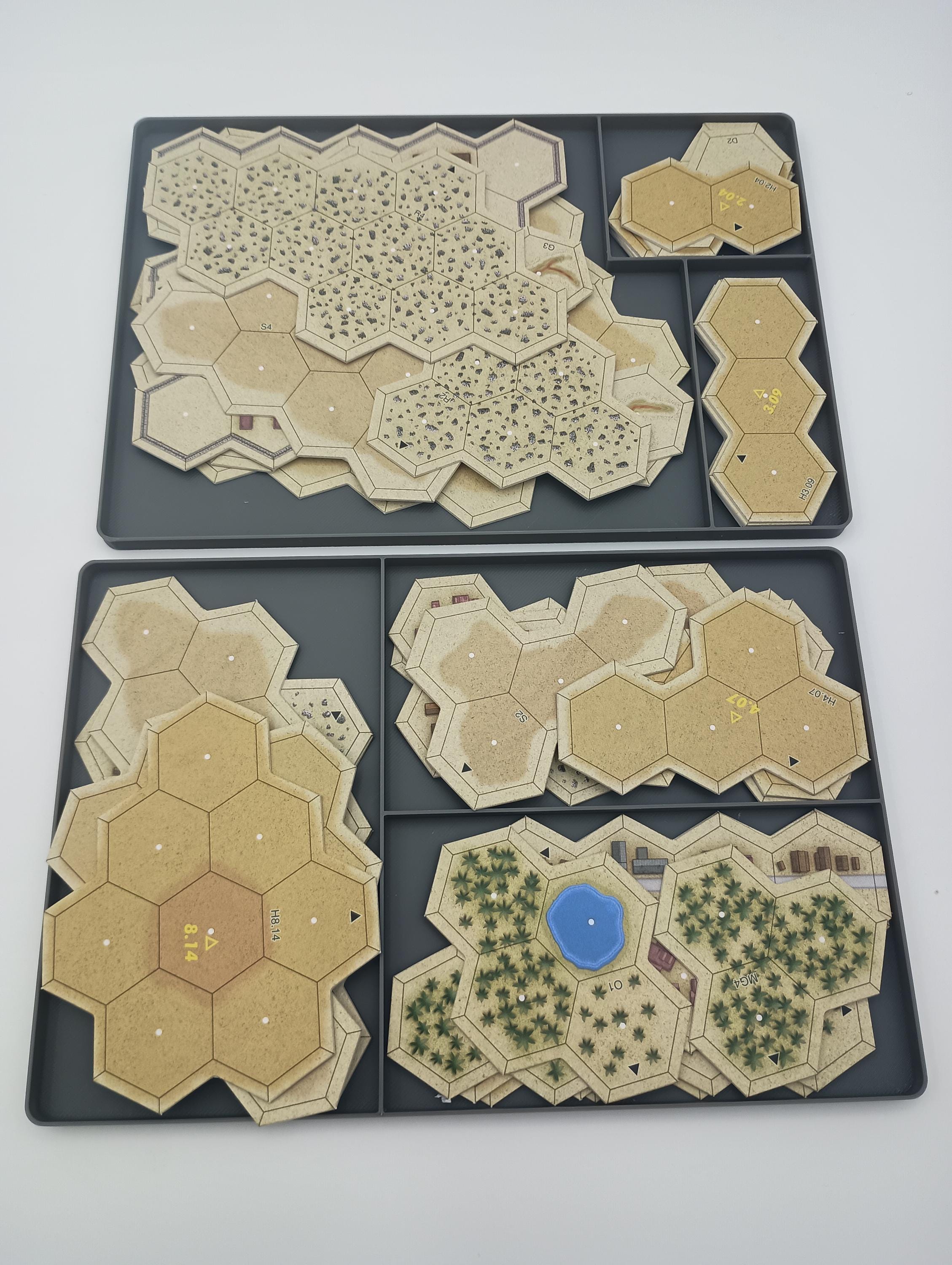 Panzer North Africa Game Insert/Organizer