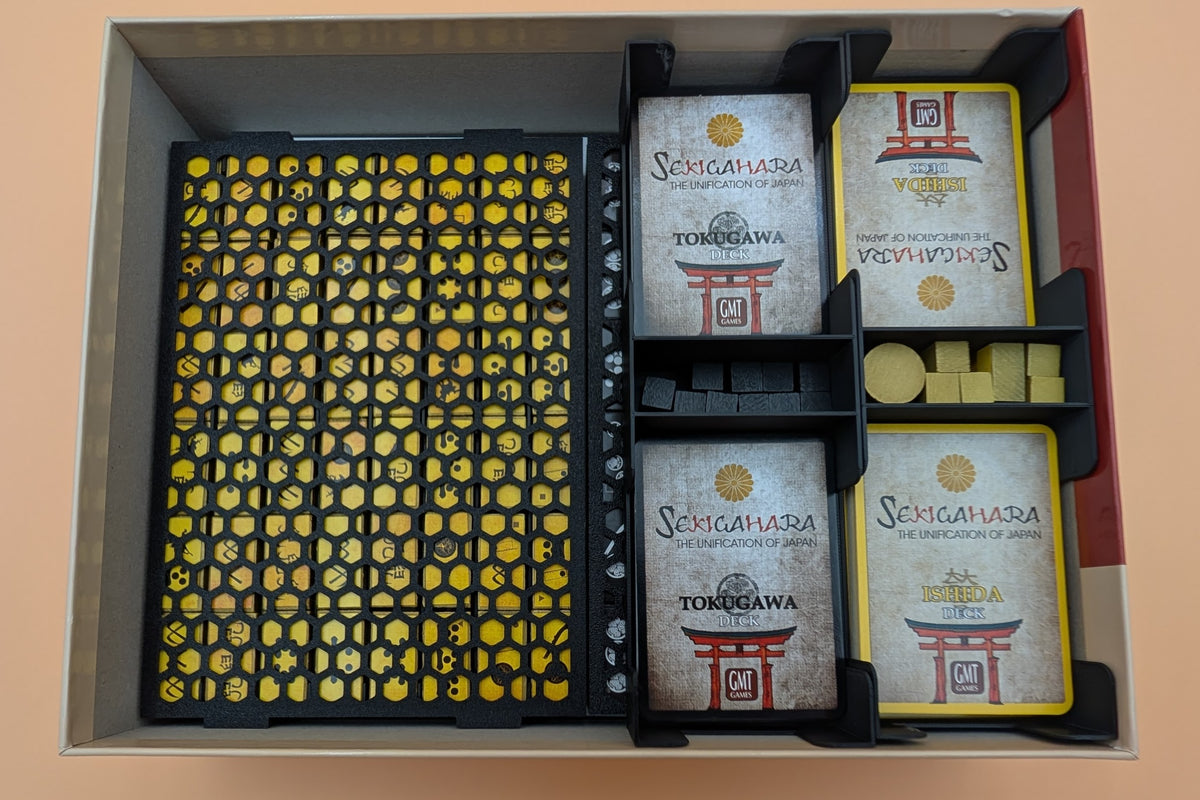 Sekigahara Board Game Organizer & Insert – GMT Games Storage Solution
