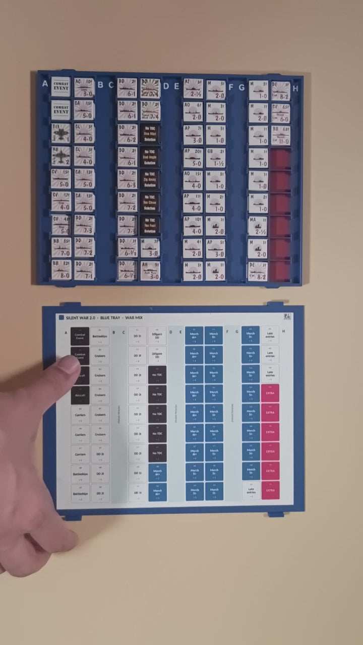 Silent War 2.0 Game Insert / Organizer