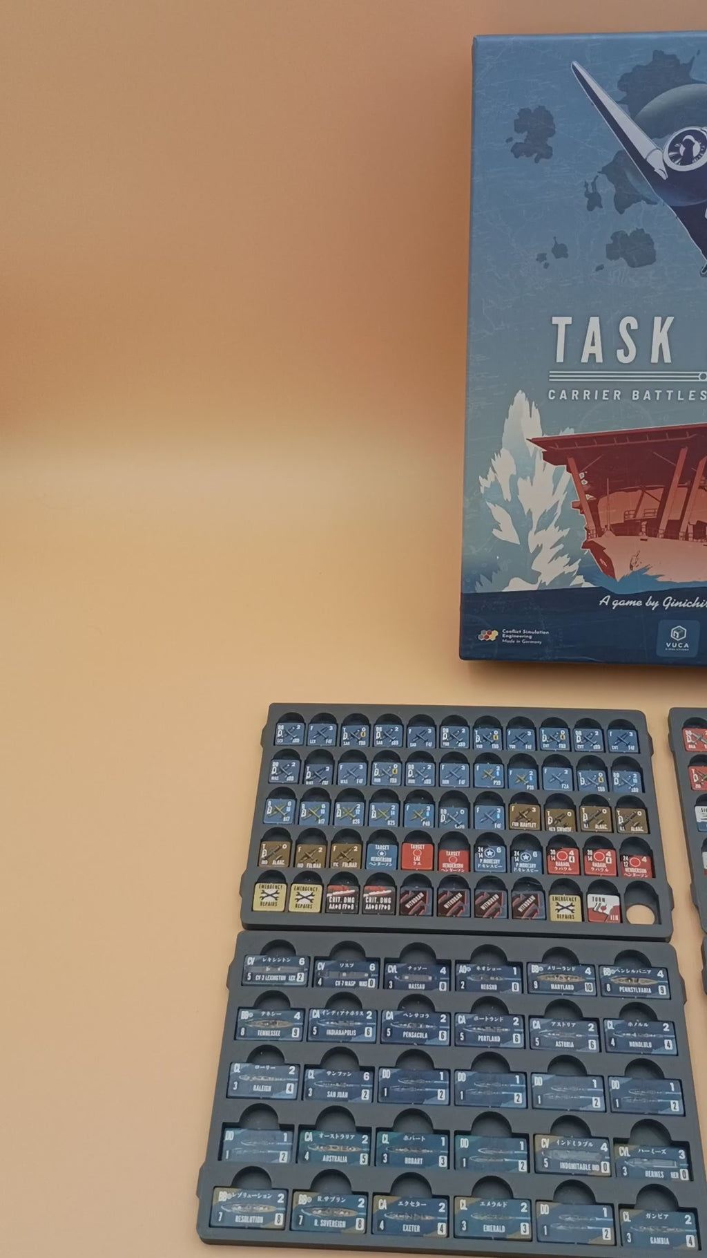 Task Force Carrier Battles in the Pacific Storage Insert / Organizer