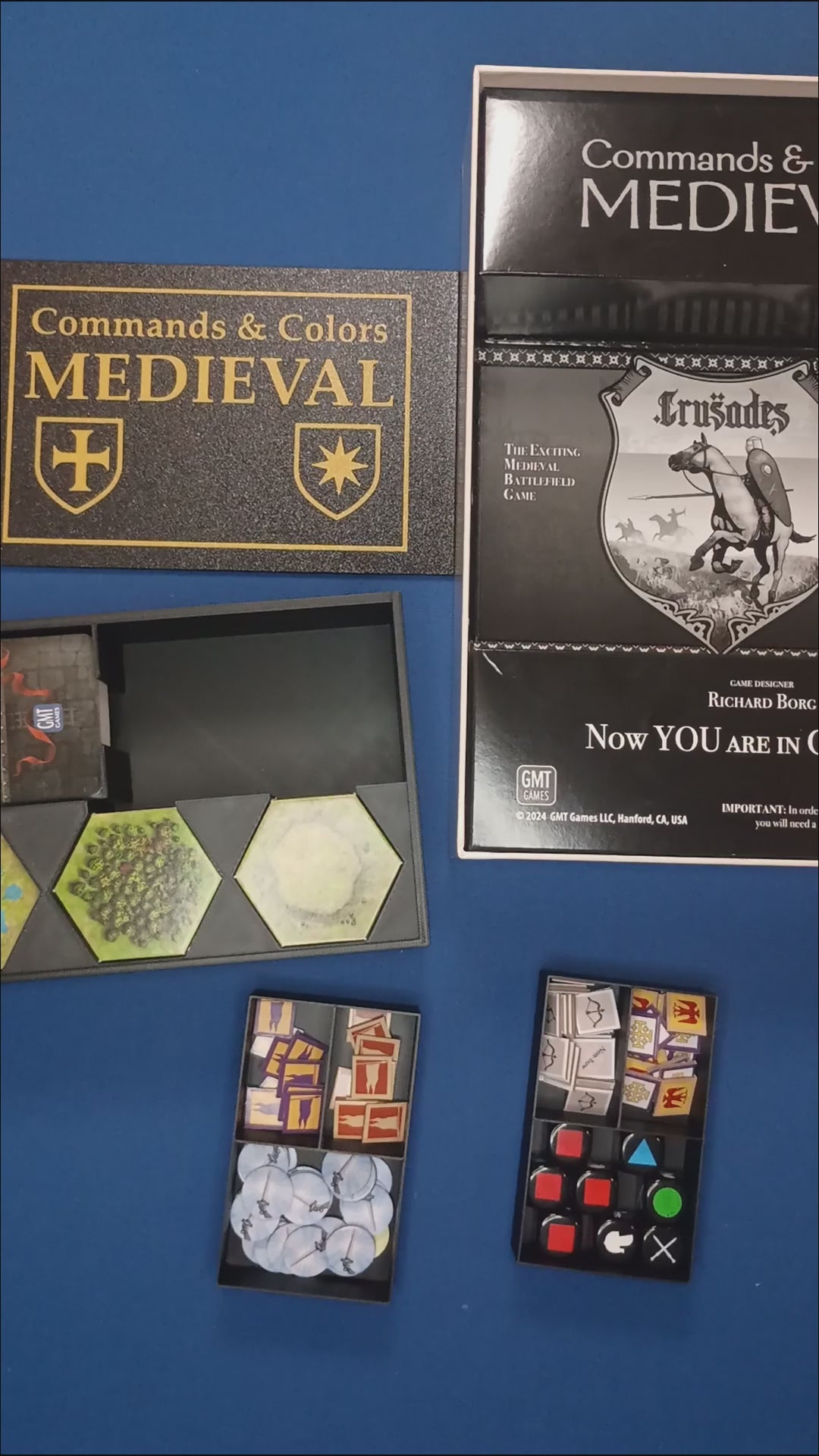Commands and Colors Medieval Storage Organizer: Crusades Expansion Compatible with Snapping Lids