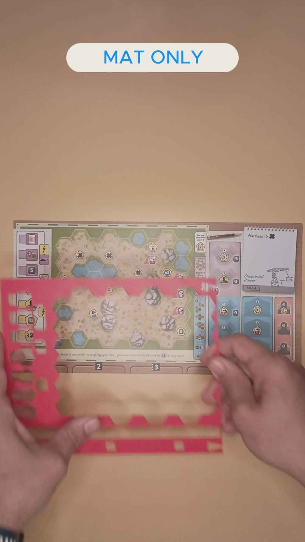Ark Nova Modular Player Board Holders & Overlays