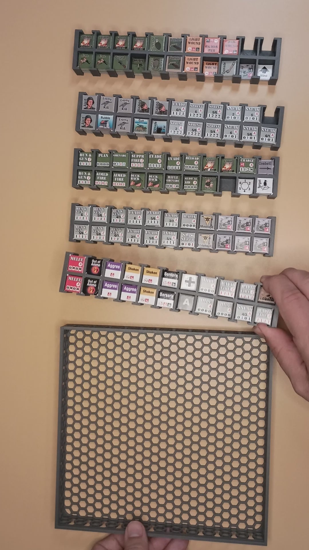 Combat! Volume I Game Storage Insert System
